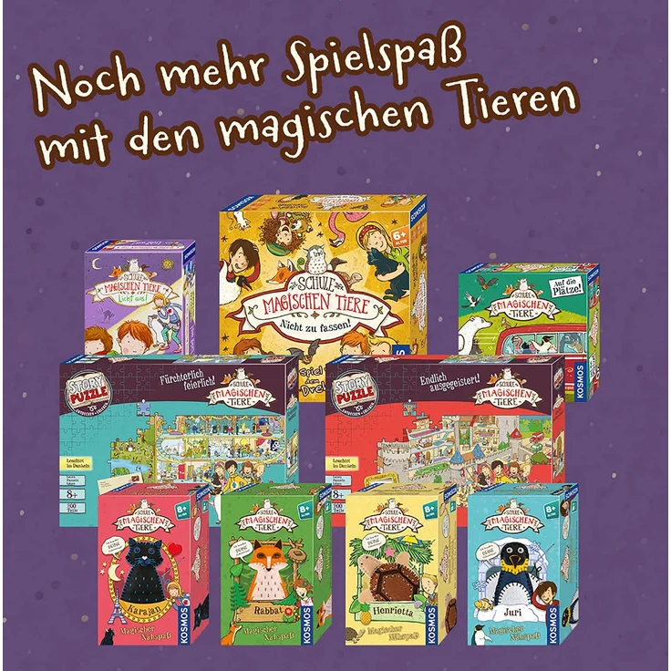 KOSMOS Story Puzzle- Die Schule der magischen Tiere Endlich ausgegeistert! – Bild 8