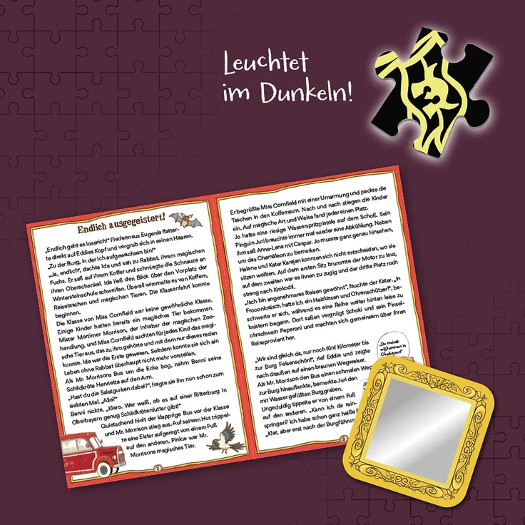 KOSMOS Story Puzzle- Die Schule der magischen Tiere Endlich ausgegeistert! – Bild 4