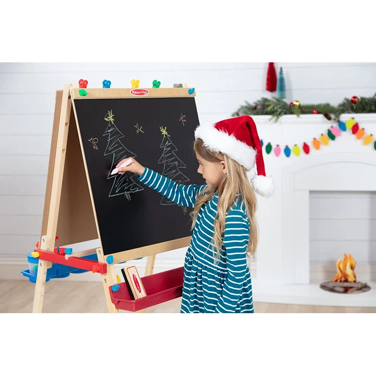 Melissa and Doug | Stehende Deluxe Kunststaffelei aus Holz | für Mädchen und Jungen – ideal für 3, 4, 5 Jahre und älter – Bild 2