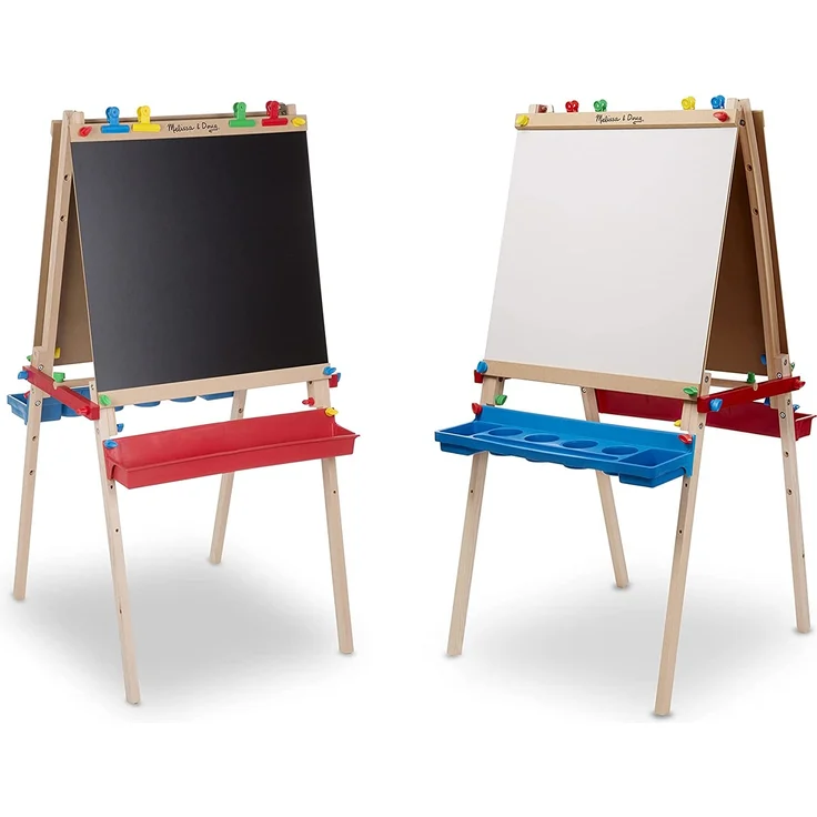 Melissa and Doug | Stehende Deluxe Kunststaffelei aus Holz | für Mädchen und Jungen – ideal für 3, 4, 5 Jahre und älter – Bild 1
