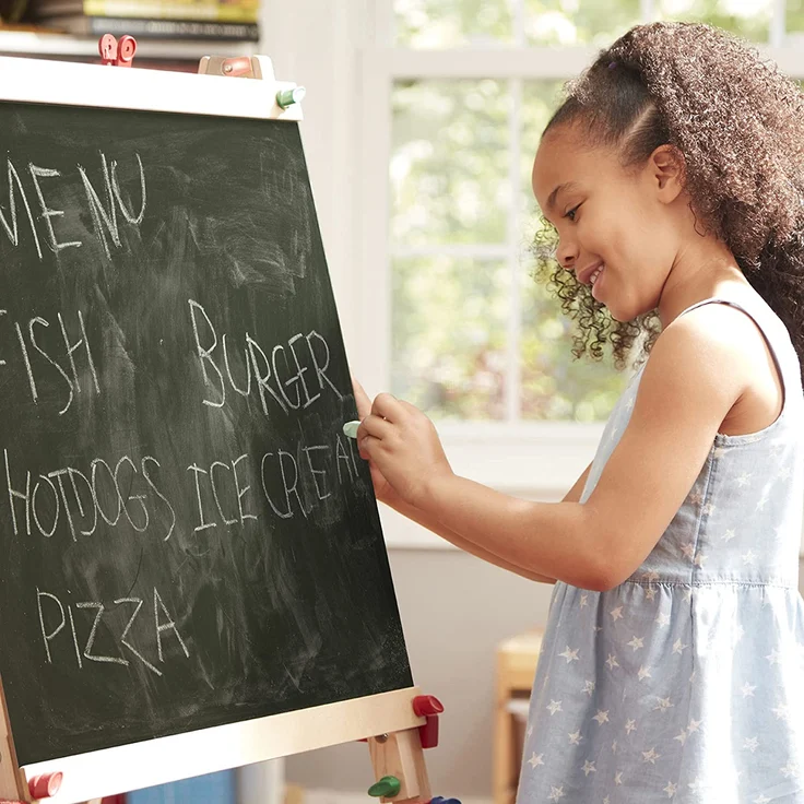 Melissa and Doug | Stehende Deluxe Kunststaffelei aus Holz | für Mädchen und Jungen – ideal für 3, 4, 5 Jahre und älter – Bild 3