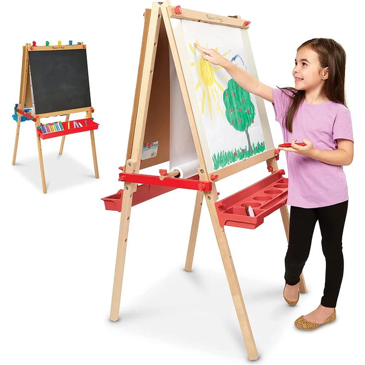 Melissa and Doug | Stehende Deluxe Kunststaffelei aus Holz | für Mädchen und Jungen – ideal für 3, 4, 5 Jahre und älter – Bild 6
