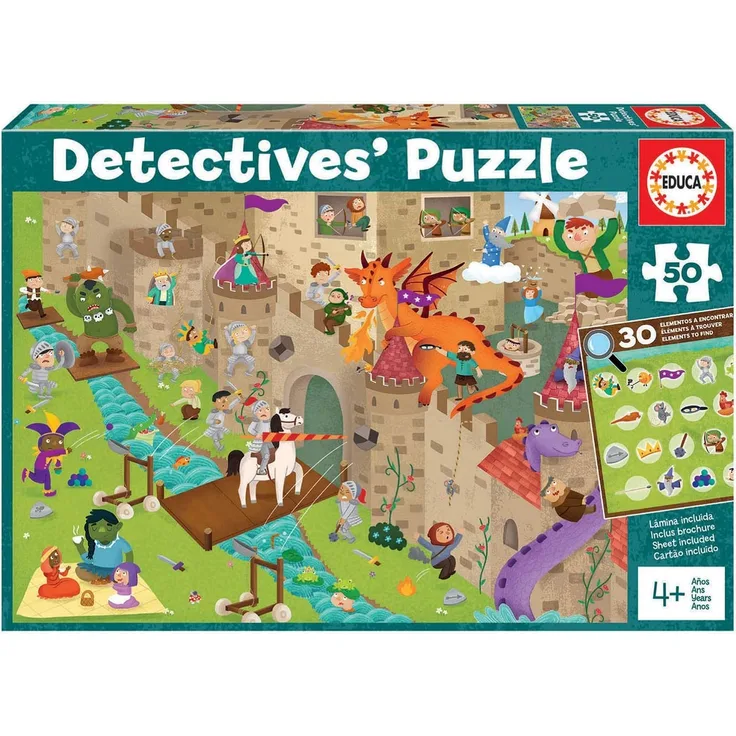 Educa Detective Puzzle 50 Castle G3
