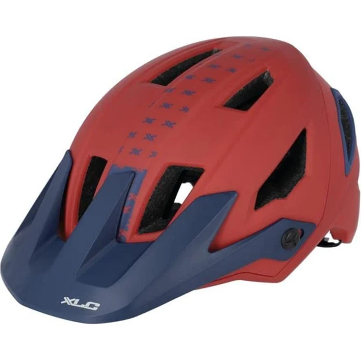XLC Enduro Helm BH-C31 Gr. 54-58, rot/blau