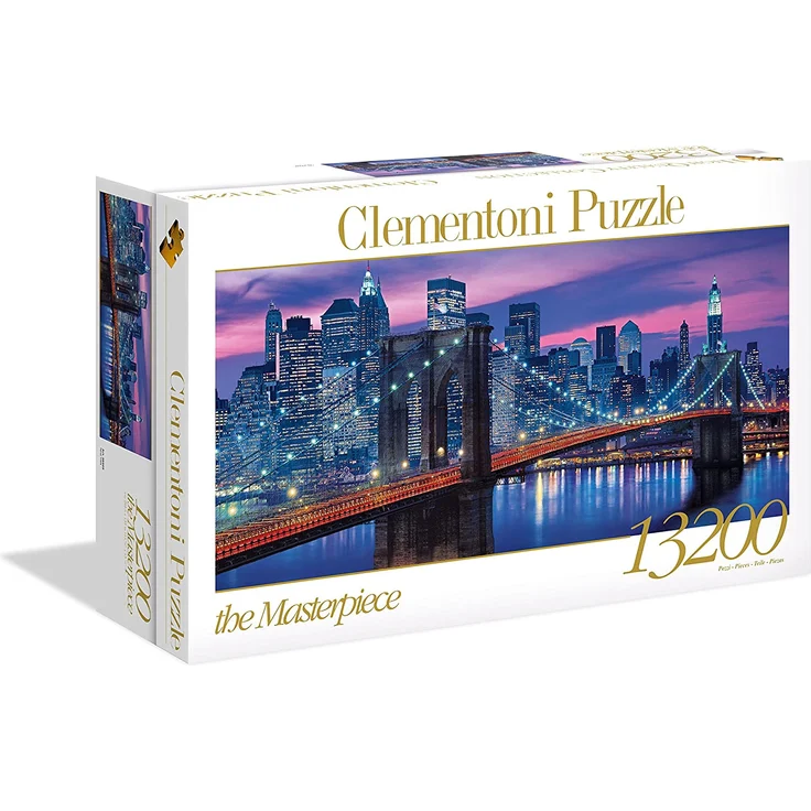 Clementoni 38009 New York – Puzzle 13200 Teile, High Quality Collection, Geschicklichkeitsspiel für die ganze Familie, farbenfrohes Legespiel, Erwachsenenpuzzle ab 9 Jahren – Bild 1