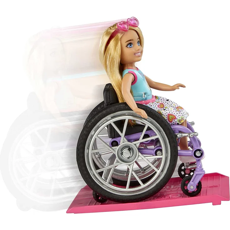 Mattel Barbie Chelsea im Rollstuhl (blond) – Bild 4
