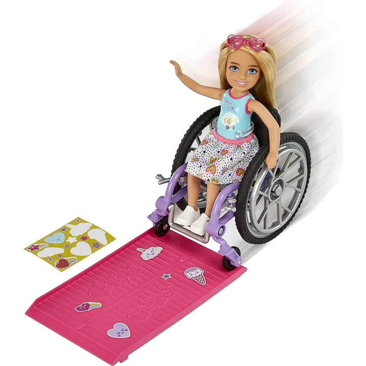 Mattel Barbie Chelsea im Rollstuhl (blond) – Bild 5