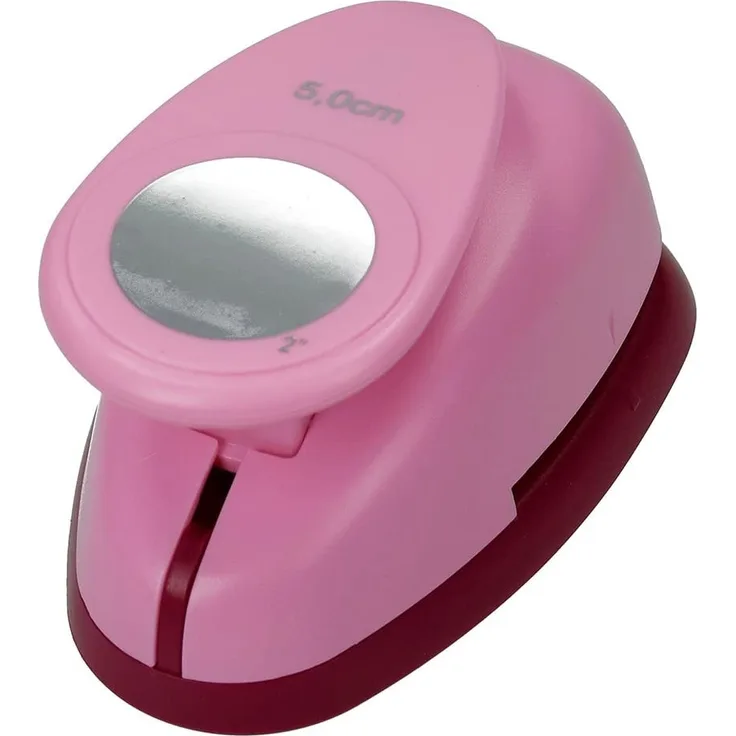 efco 1794010 Stanzer Xl, Kreis 2 Zoll Motivstanzer, Kern: Metall, Pink, 12,5 x 8 x 7 cm