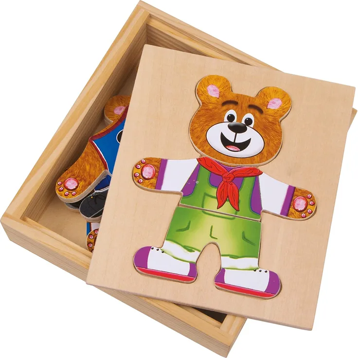 Legler small foot design Anziehbär „Nico“, ab 24 Monate, 2482