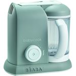 Béaba – Babycook Solo – 4-in-1 Babynahrungszubereiter – Mixen, Aufwärmen und Dampfgaren– Schnelles Dampfgaren – Hausmannskost für Babys und Kleinkinder – Abwechslungsreiche Ernährung für Ihr Baby–grau