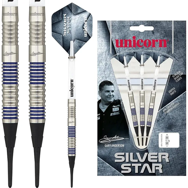 Dartpfeile Silverstar Gary Anderson P3 80% Gewicht 18