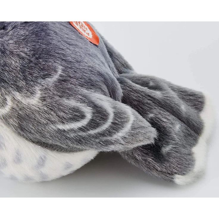 Wild Republic 19500 Plüschvogel Kuckuck mit authentischem Originalgesang, Kuscheltier, Plüschtier, 13cm, grau – Bild 5