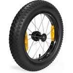 Burley Unisex – Erwachsene Laufrad-3091981300 Laufrad, Schwarz/Silber, One Size