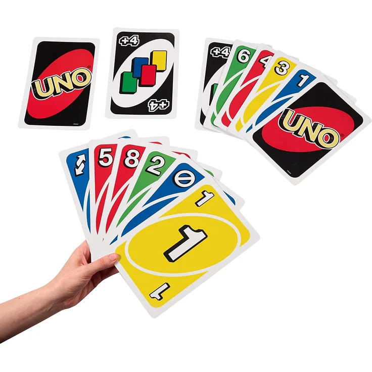 Mattel GRL91 - UNO - Kartenspiel mit 108 XXL-Karten, Giant – Bild 6