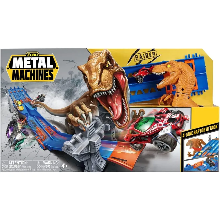 Zuru Metal Machines Rennbahn - 4-Lane Raptor Attack