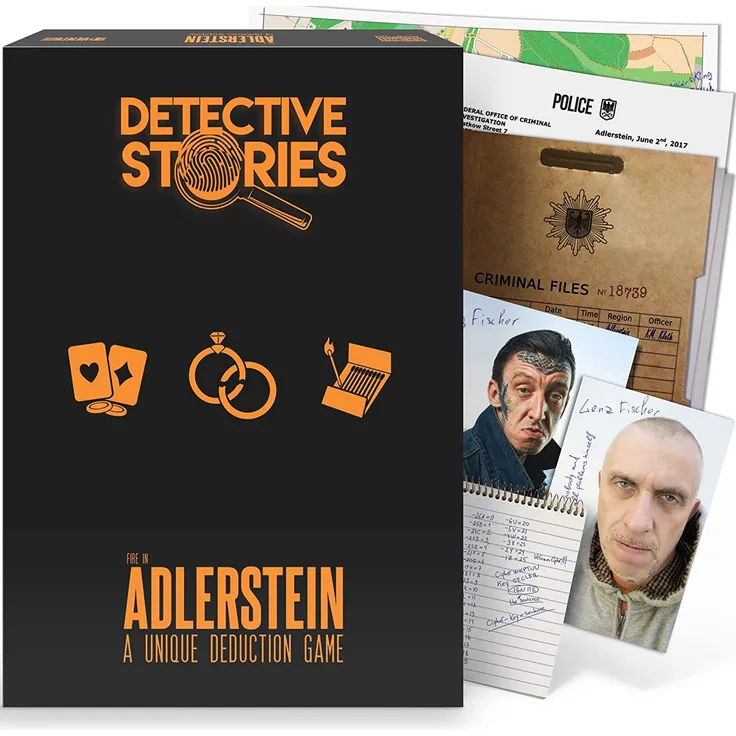 LO-DLKV-G14Z - Detective Stories. Fall 1 - Das Feuer in Adlerstein, ab 14 Jahren (DE/EN)