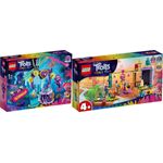LEGO® Trolls 2er Set: 41250 Party am Techno Riff + 41253 Floßabenteuer in Einsamshausen