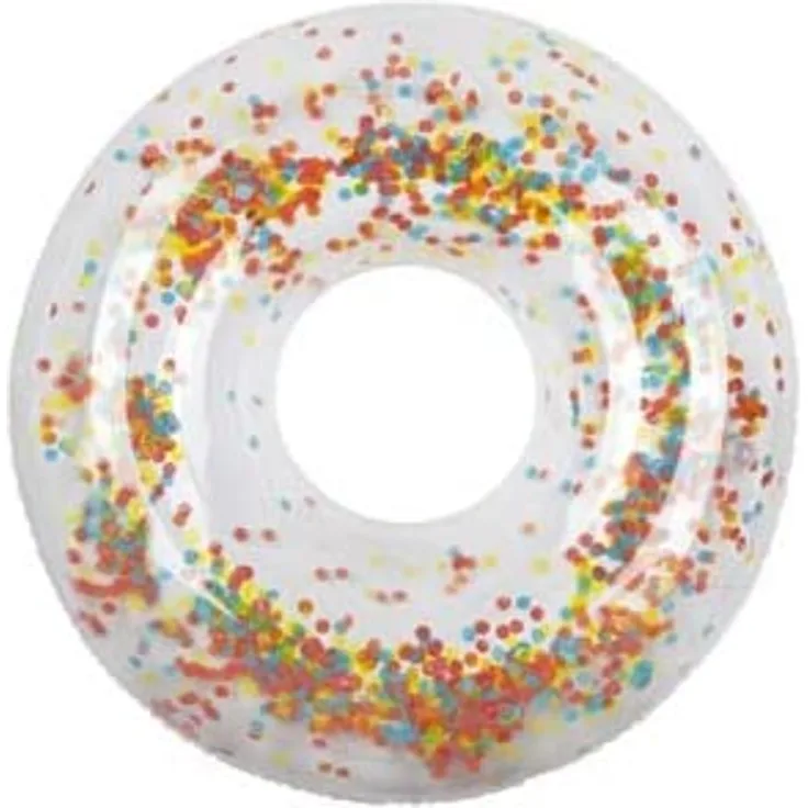 pool confetti 110 x 35 cm PVC transparent