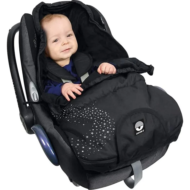 Dooky Baby Fußsack / Silberner Sternenstaub / klein