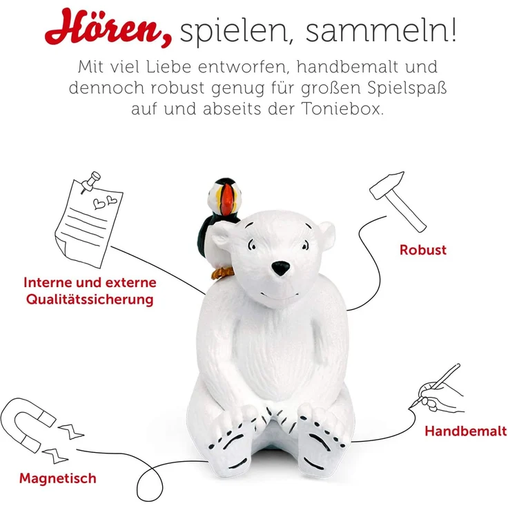 tonies® Hörfigur - Kleiner Eisbär - Lars, hilf mir fliegen/Rentiere – Bild 3
