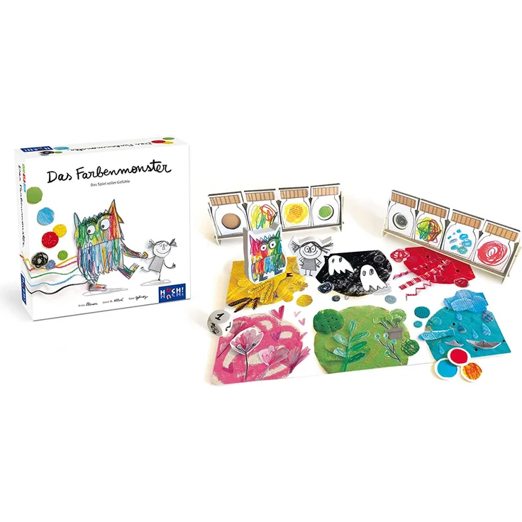 HUCH! 880550 Das Farbenmonster-Das Spiel voller Gefühle, bunt – Bild 7