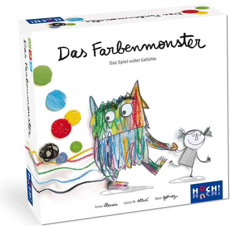 HUCH! 880550 Das Farbenmonster-Das Spiel voller Gefühle, bunt – Bild 2