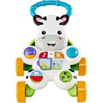 Fisher-Price DLD94 - Zebra Lauflernhilfe Lauflernwagen mit Musik und Lichtern lehrt Buchstaben und Zahlen, ab 6 Monaten deutschsprachig