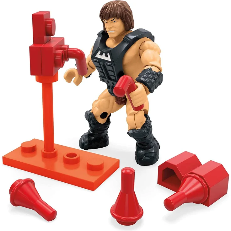 MEGA HHD15 - Masters of the Universe Bauspielzeug-Sammelfiguren Superhelden-Mikro-Aktionsfiguren und Zubehör, MOTU Kampf um Eternia Collection II – Bild 3