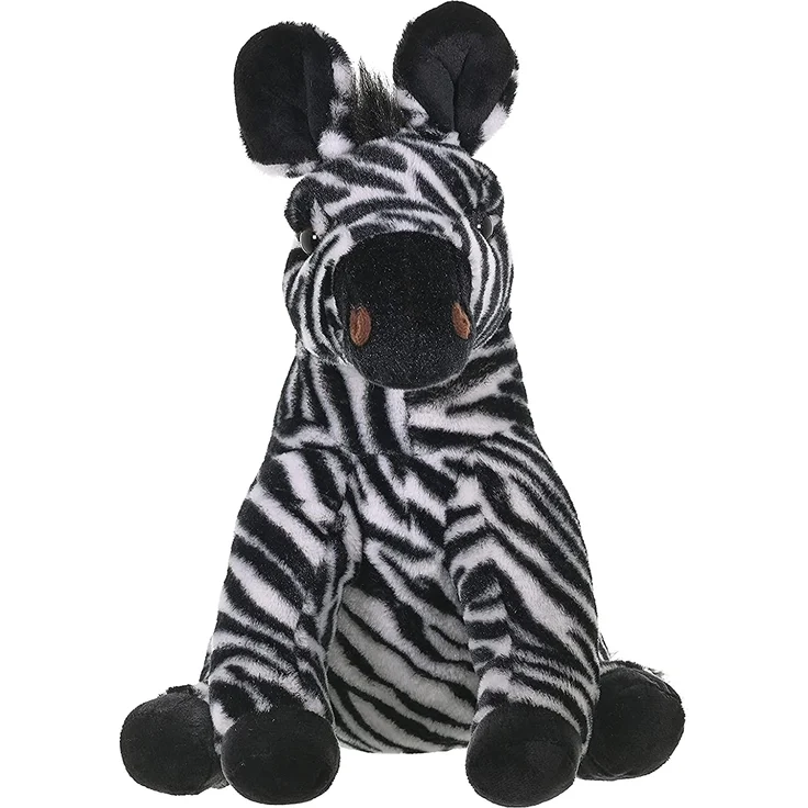 Wild Republic 19378 Plüsch Zebra, Cuddlekins Kuscheltier, Plüschtier, 30 cm – Bild 2