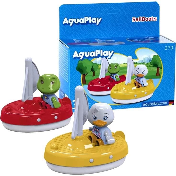 Aquaplay 8700000270 AquaPlay 2 Segelboote + 2 Figuren – Bild 2