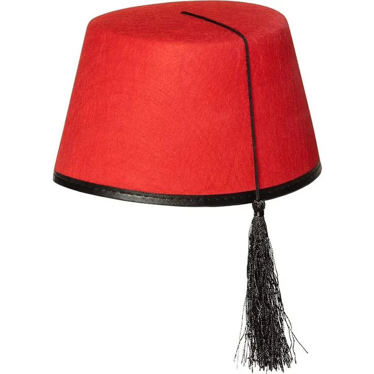 Thetru Hut Fez mit Quaste arabisch rot, Größe: one size