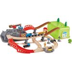 Hape E3764 'Eisenbahn-Baukasten-Set', ab 3 Jahren, 50-teilig, mit praktischer Aufbewahrungsbox - Preisvergleich