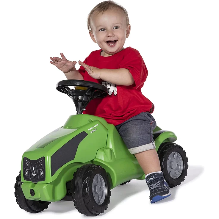 Rolly Toys Babyrutscher rollyMinitrac Deutz Agrokid (mit Ablagefach, ergonomische Fahrzeugkontur, Lenkrad mit Hupe, ab 1 ½ Jahren geeignet) 132102 – Bild 8