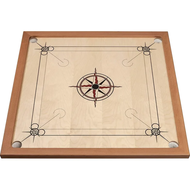 Philos 8210 - Carrom standard, schwarz-rot, Geschicklichkeitsspiel