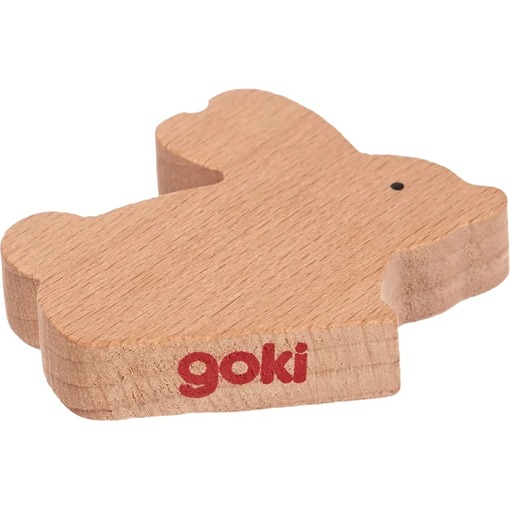 Goki 53871 Verschiedene Bauernhoftiere, Spielzeug aus Holz, 10 Stück, für Kinder ab 3 Jahren – Bild 2