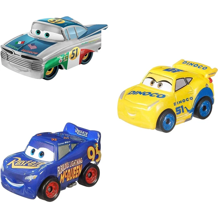 Disney Cars GKG01 - Disney Pixar Cars Mini-Racers 3er-Pack Sortiment, kompakt, authentisch – Bild 6