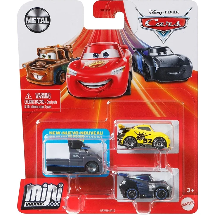 Disney Cars GKG01 - Disney Pixar Cars Mini-Racers 3er-Pack Sortiment, kompakt, authentisch – Bild 10