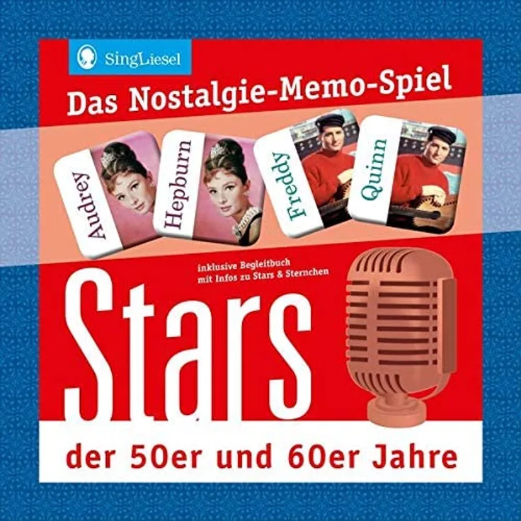 Das Nostalgie-Memo-Spiel - Stars der 50er und 60er-Jahre