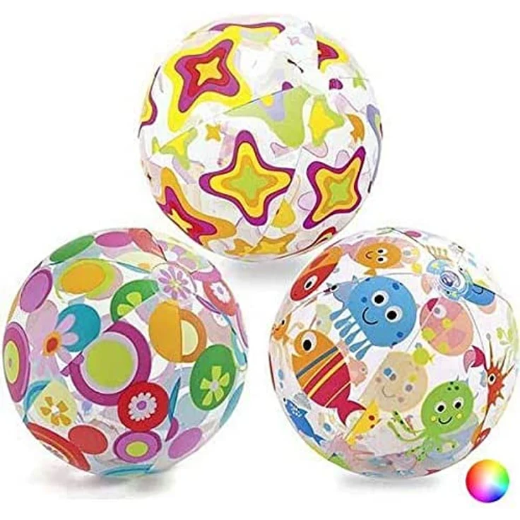 Intex Lively Strandball 51cm - 1x Stück, zufällige Farbauswahl – Bild 2