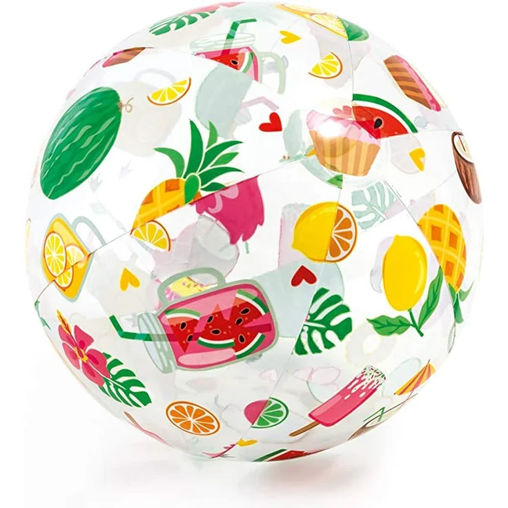 Intex Lively Strandball 51cm - 1x Stück, zufällige Farbauswahl – Bild 5