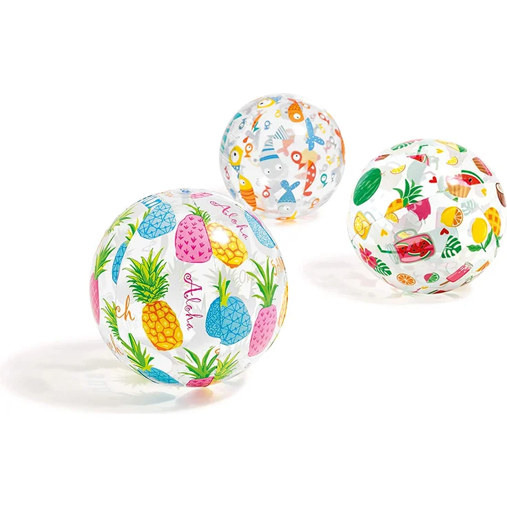 Intex Lively Strandball 51cm - 1x Stück, zufällige Farbauswahl – Bild 1