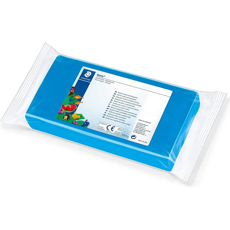 Spielknete Plastilin, blau 1kg (5,99 € pro 1 kg)