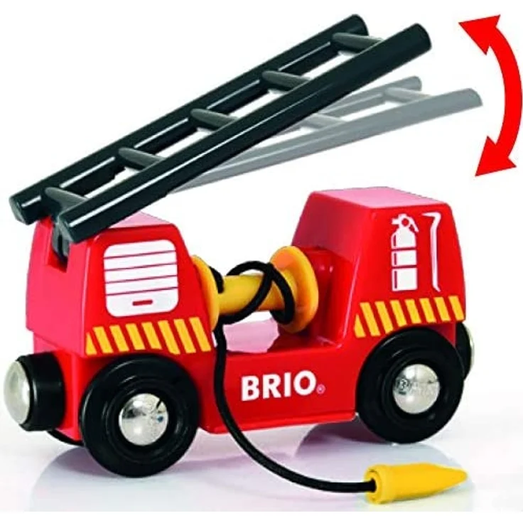 BRIO Bahn - Feuerwehr-Leiterfahrzeug mit Licht und Sound - Preisvergleich – Bild 4