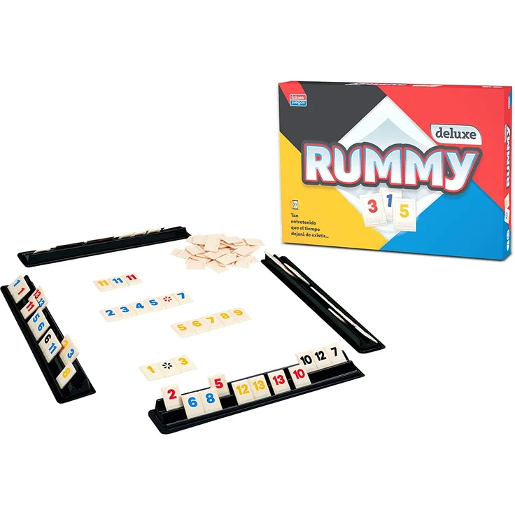 FALOMIR Deluxe Rummy de Luxe Tisch. Klassisches Spiel. (646396) – Bild 3