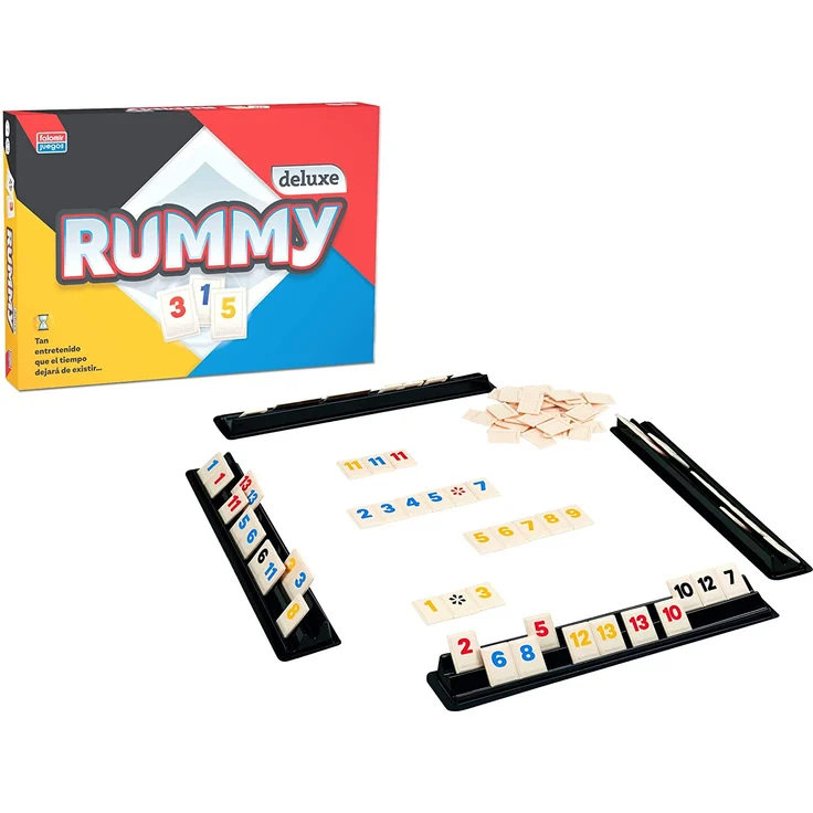 FALOMIR Deluxe Rummy de Luxe Tisch. Klassisches Spiel. (646396) – Bild 2