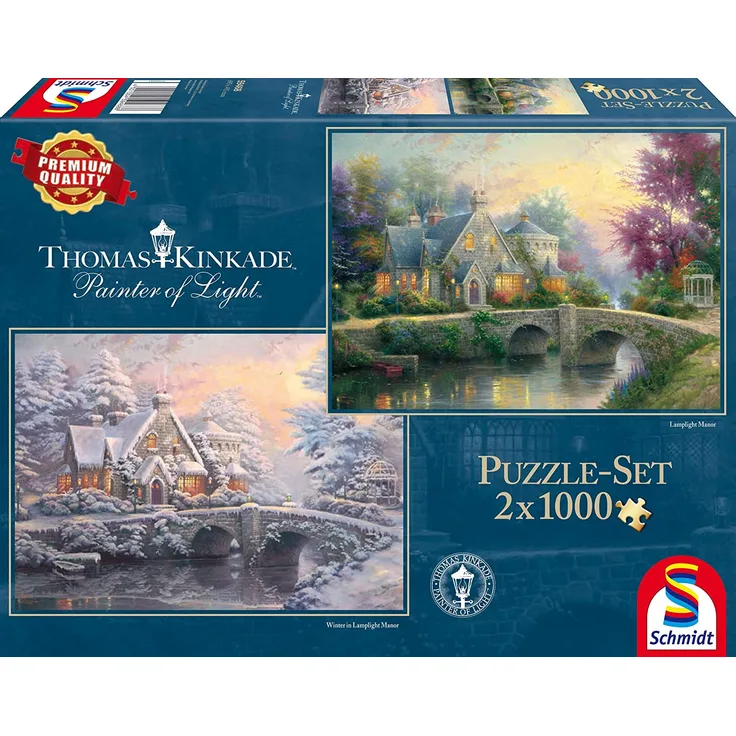 puzzle Manour Karton 2x 1000 Teile