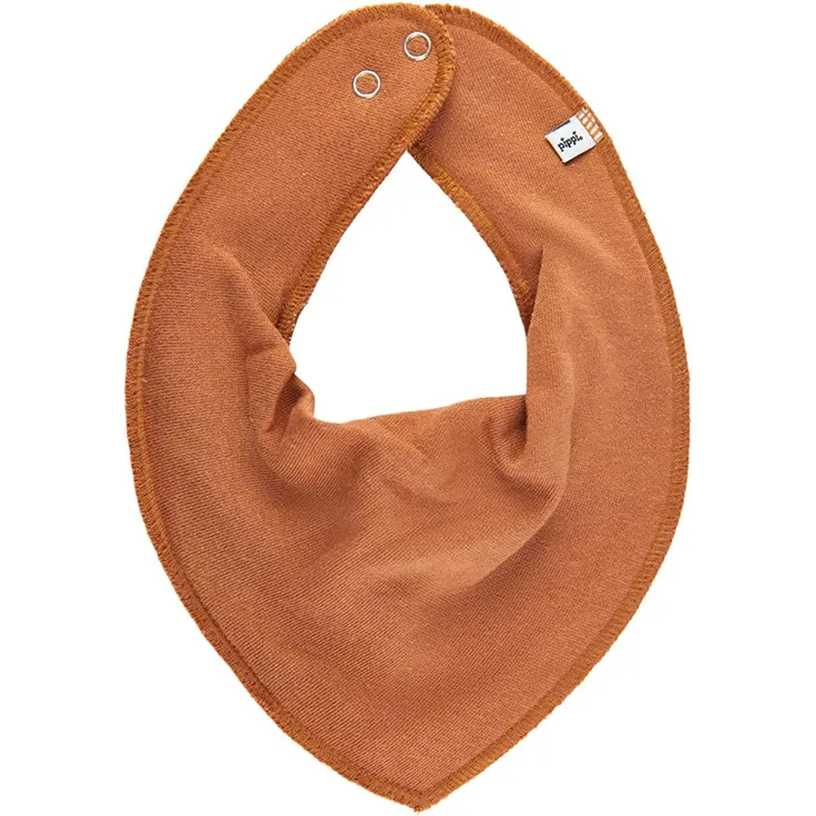 lätzchen Scarf bib junior baumwolle rostbraun one-size