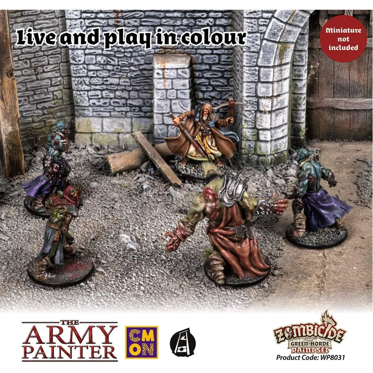 The Army Painter | Zombicide: Green Horde Malset | 6 Acrylfarben | für Cool Mini or Not Zombicide: Black Plague und Green Horde Brettspiel | Wargames Miniatur Modellmalerei – Bild 7