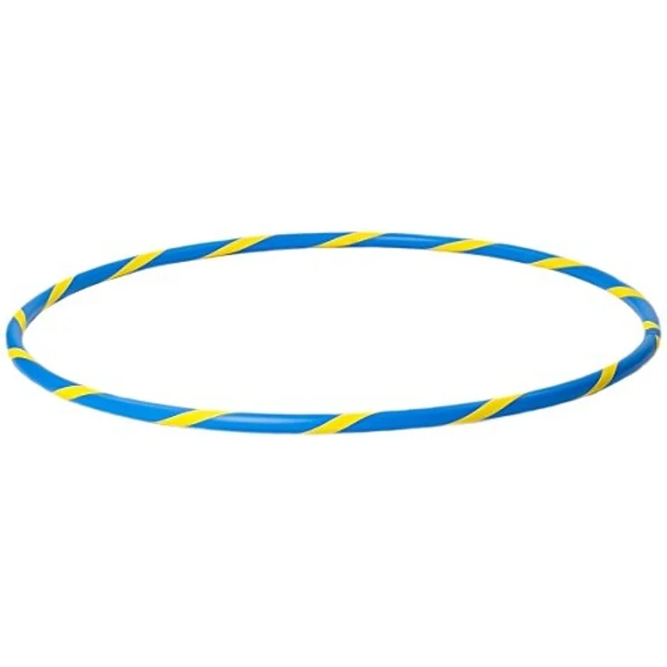 Bunter Kinder Hula Hoop für kleine Profis, Ø60cm, Blau-Gelb – Bild 2