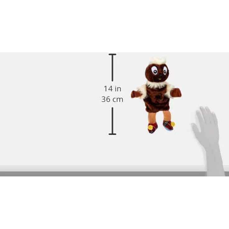 HEUNEC 643376 - Sandmann und Freunde, Handpuppe Pittiplatsch 30cm – Bild 5